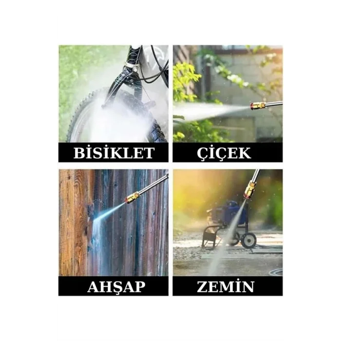  Şarjlı Oto Yıkama, Bahçe Sulama Tabancası Makinesi Yüksek Basınçlı