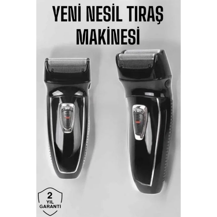 BUĞZ Şarjlı Paslanmaz Çelik Bıçaklı ve Kablosuz Saç Sakal Tıraş Makinesi