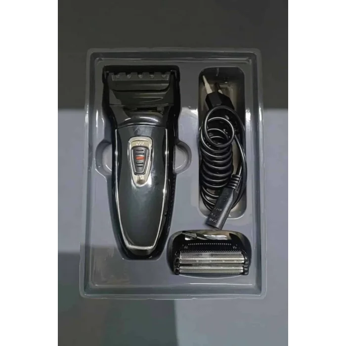  Şarjlı Paslanmaz Çelik Bıçaklı ve Kablosuz Saç Sakal Tıraş Makinesi