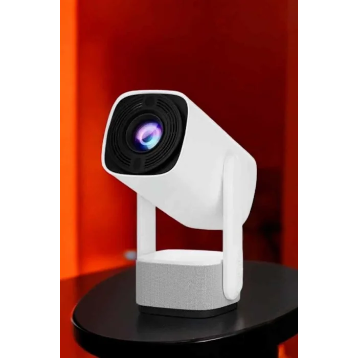 BUĞZ Şarjlı Projeksiyon Oyun Sinema Projektörü 4K HD Görüntü Kaliteli - Lisinya