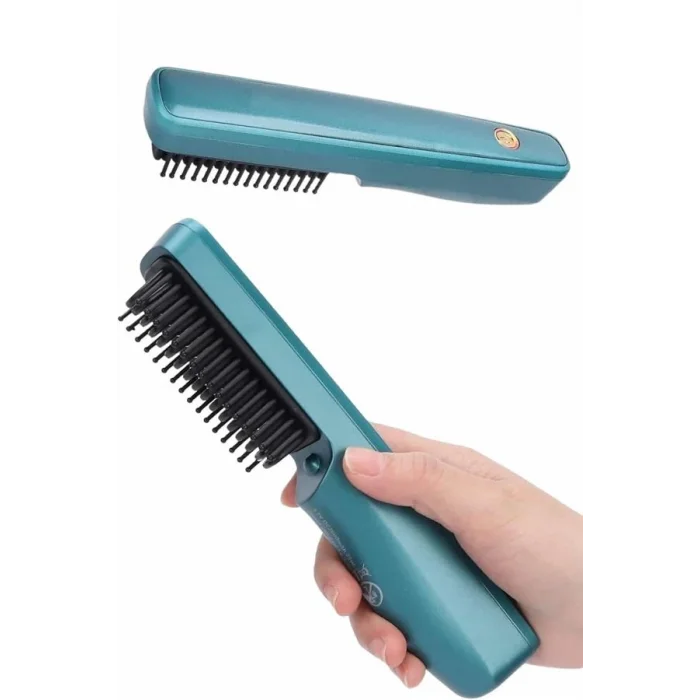 BUĞZ Şarjlı Saç Düzleştirici Tarak İyon Özellikli Sıkı Dişli Elektriklenme Karşıtı