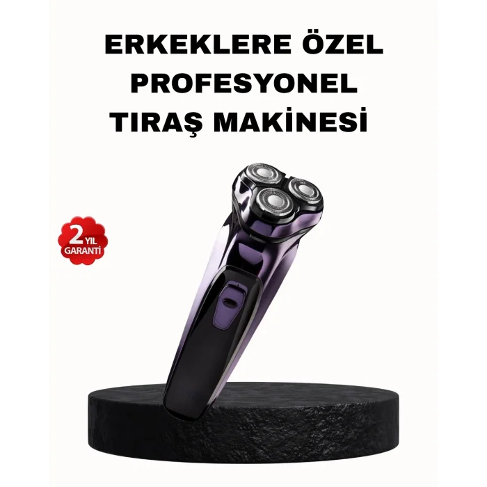 BUĞZ Şarjlı Saç ve Sakal Tıraş Makinesi Kablosuz Kompakt Tasarımlı