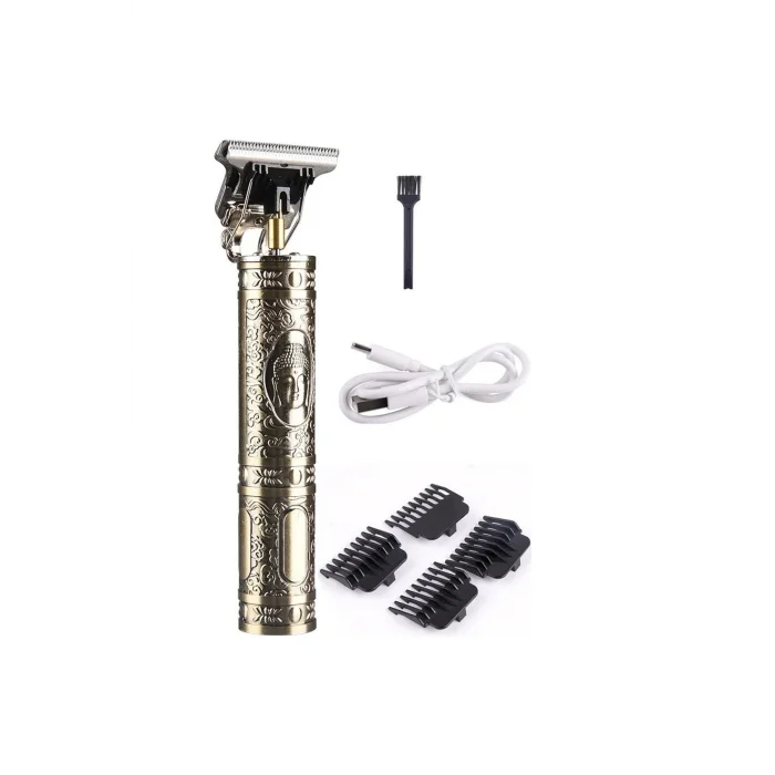 BUĞZ Şarjlı sakal tıraş makinesi kuru kullanım altın renk 1-3 başlık 2 yıl garantili - 220 - 240 V Voltaj