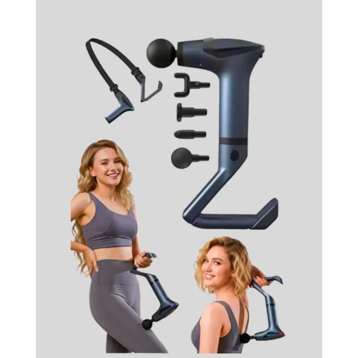 BUĞZ Şarjlı Taşınabilir 3in1 Titreşimli Masaj Aleti Esneme Bantlı