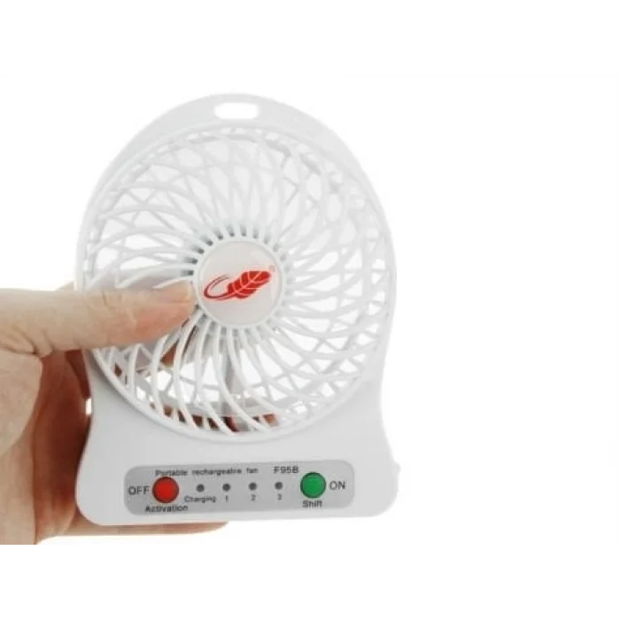 BUĞZ Şarjlı Taşınabilir Mini Fan - Vantilatör