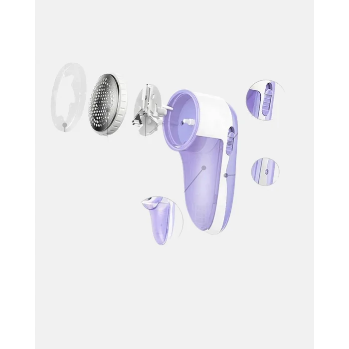 BUĞZ Şarjlı Tiftik Temizleyici – Çıkarılabilir Hazneli, Anti-Statik Fırçalı, USB Şarjlı