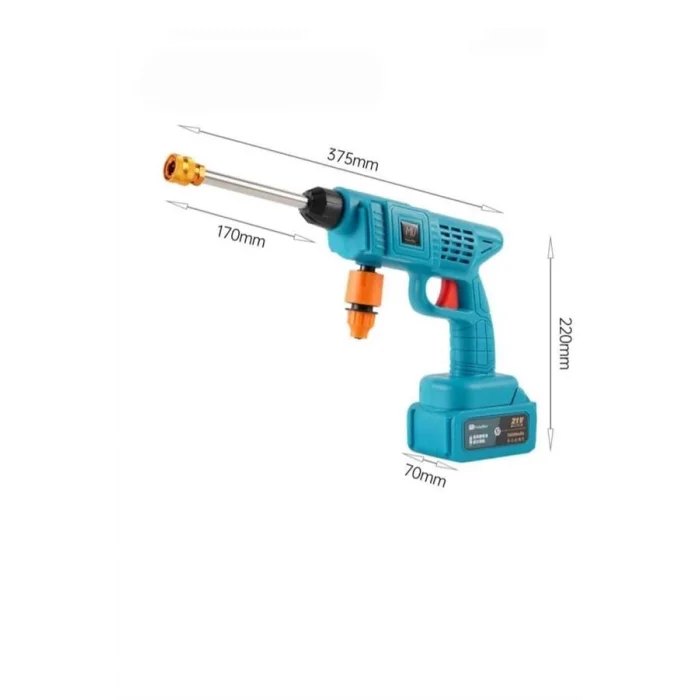  Şarjlı Ve Yüksek Basınçlı Oto Yıkama Makinesi Ve Sulama Tabancası Bahçe Yıkama Makinesi