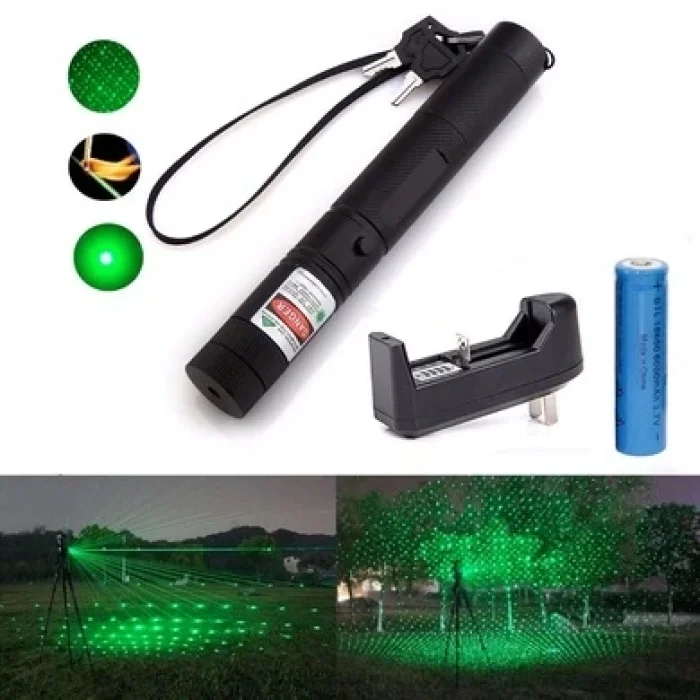 BUĞZ Şarjlı Yeşil Lazer Pointer 100 Mw Bx40