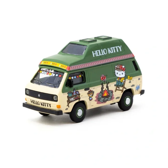 BUĞZ Schuco x Tarmac Works 1/64 Volkswagen T3 Van Hello Kitty Camping