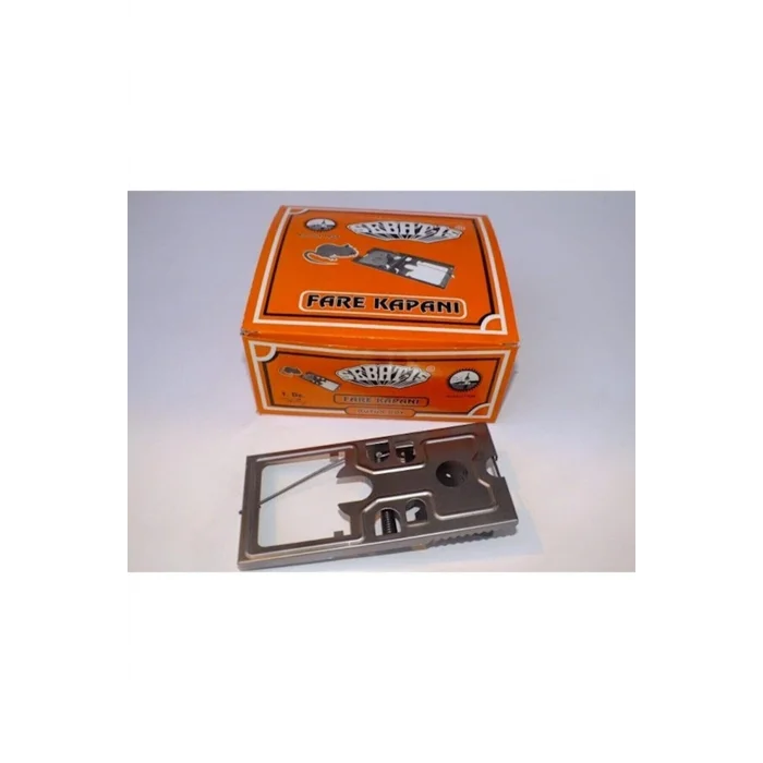 BUĞZ Sebat-iş Yaylı Metal Fare Kapanı 12 Adet