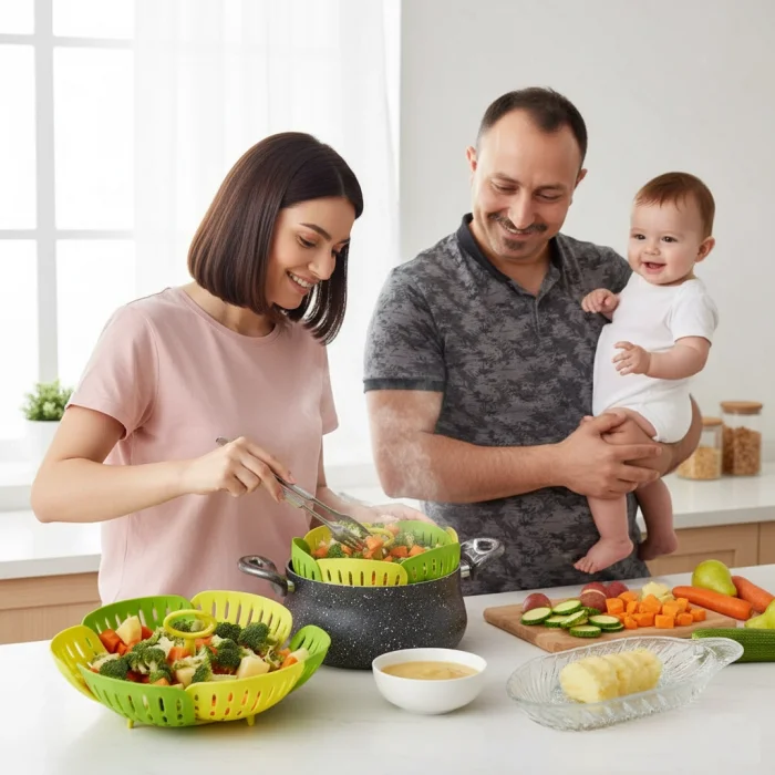 BUĞZ Sebze Haşlama ve Meyve Püresi Hazırlama Seti