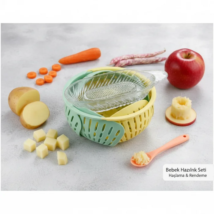 BUĞZ Sebze Haşlama ve Meyve Püresi Hazırlama Seti