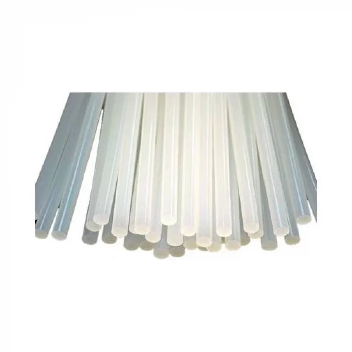  Şeffaf Sıcak Silikon Çubuğu Mum Silikon Kalın 1 Kg 30 Cm