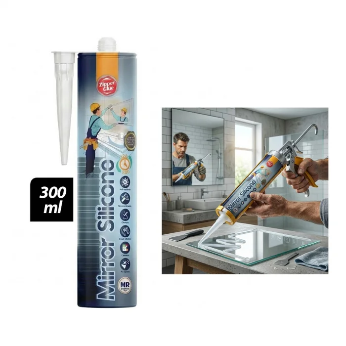 BUĞZ Şeffaf Silikon - 300 ml - Ayna Cam Yapıştırıcı