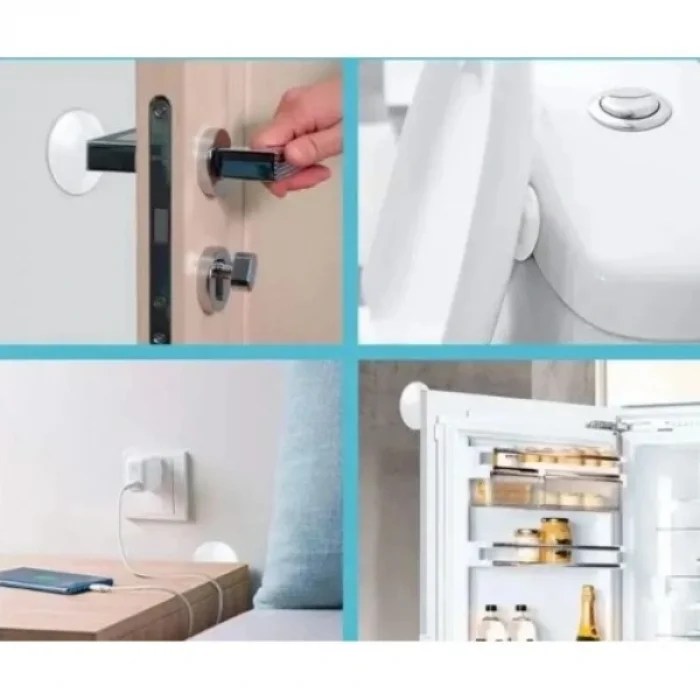 BUĞZ Şeffaf Silikon Mobilya ve Kapı Durdurucu Darbe Pedi 6lı Set