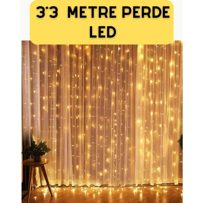 BUĞZ Şelale Tasarımlı Perde LED – Düğün ve Özel Gün Işıkları