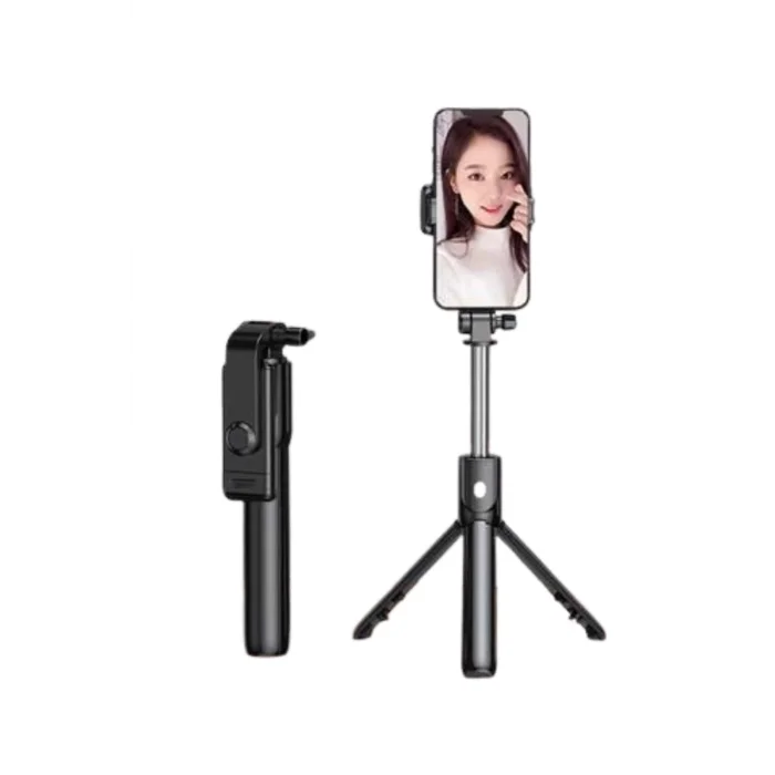 BUĞZ Selfie Çubuğu Tripod Bluetooth Kumandalı Selfie Çubuğu Telefon Tutucu