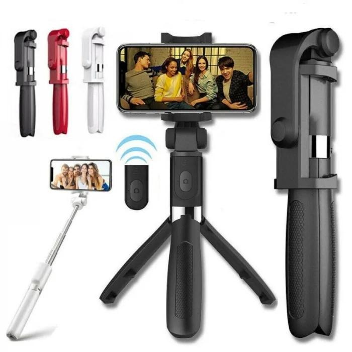 BUĞZ Selfie Stick L01 Bluetooth Kumandalı Selfie Çubuğu Tripod Monopod Bx40