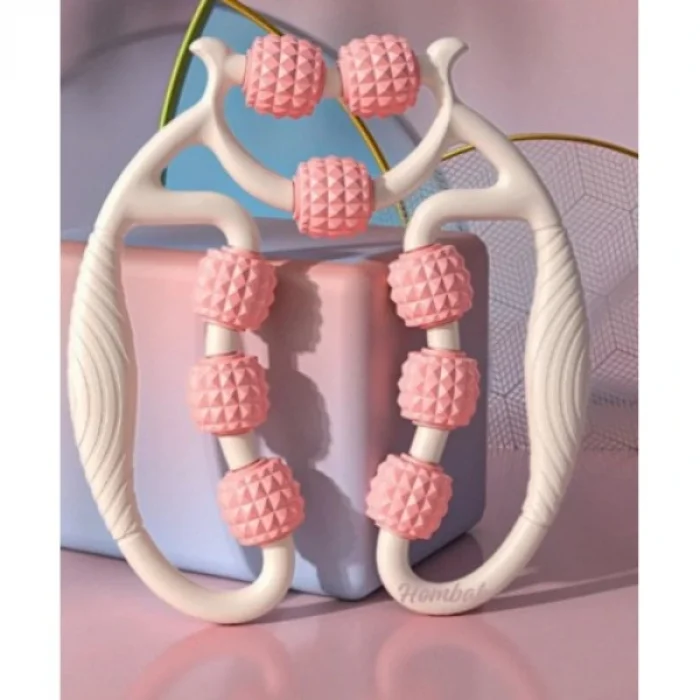 BUĞZ Selülit Masaj Aleti 9 Tekerlekli Lenf Drenaj Rulosu