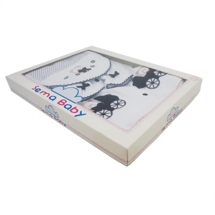 BUĞZ Sema Baby 5li Set - Mavi