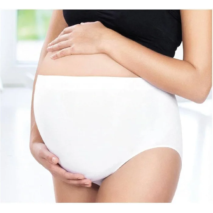 BUĞZ Sema Baby Beli Dantelli Hamile Külodu Beyaz Large