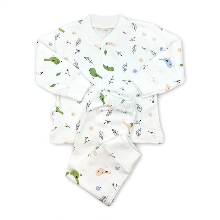 BUĞZ Sema Baby Happy Birds Bebek Pijama Takımı 6-9 Ay