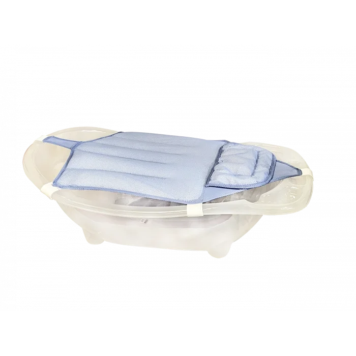 BUĞZ Sema Baby Köpüklü Kafa Destekli Bebek Banyo Filesi - Mavi