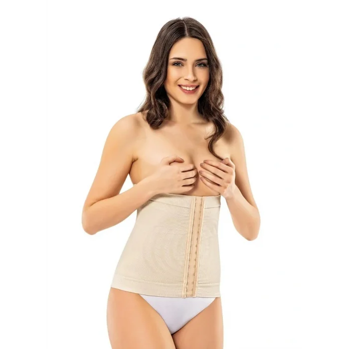 BUĞZ Sema Baby Organik Bambu Agraflı Toparlayıcı Bel Korse - XL