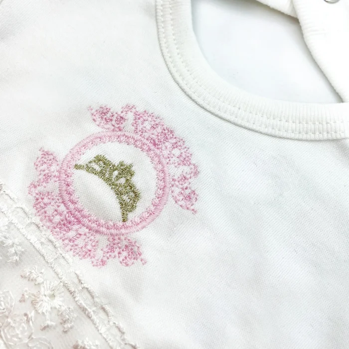 BUĞZ Sema Baby Prenses Lüks 5 Parça Hastane Çıkışı Zıbın Seti