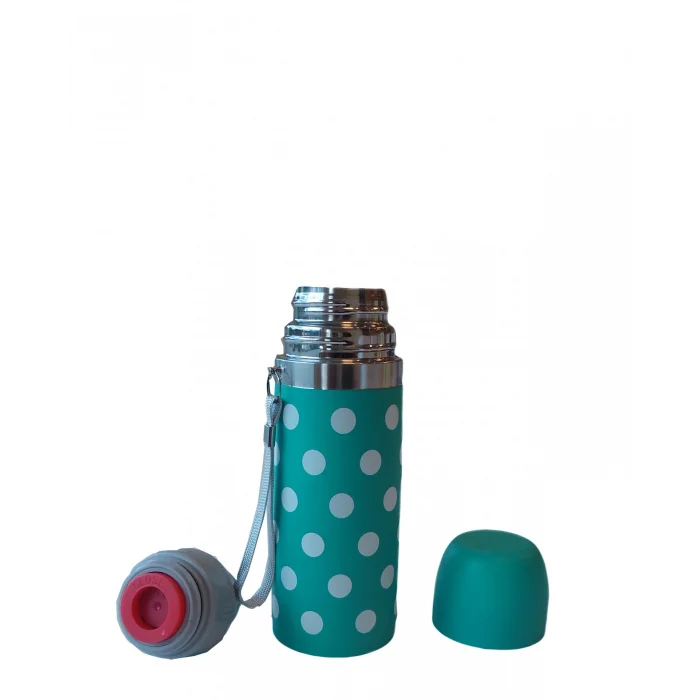 BUĞZ Sema Baby Puantiyeli Bebek Termosu 350 ml - Mavi