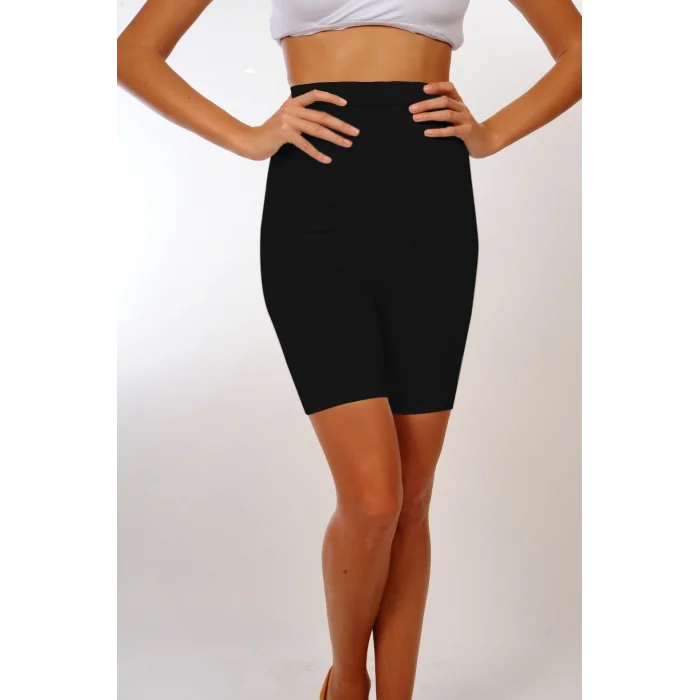 BUĞZ Sema Baby Silikonlu Toparlayıcı Korse - Siyah Small