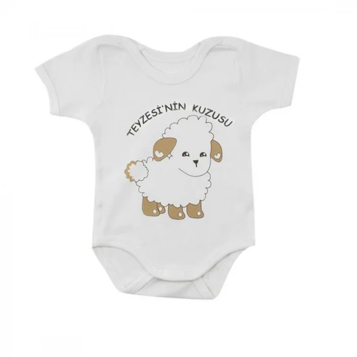 BUĞZ Sema Baby Teyzesinin Kuzusu Kısa Kol Body 3-6 Ay