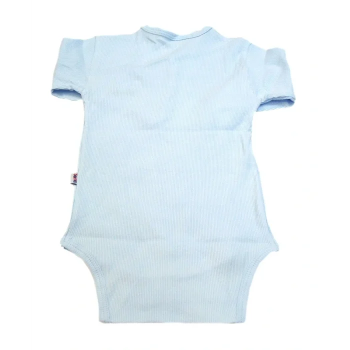 BUĞZ Sema Baby Uzun Kol Kaşkorse Badi (Body) - Mavi  6-12 Ay