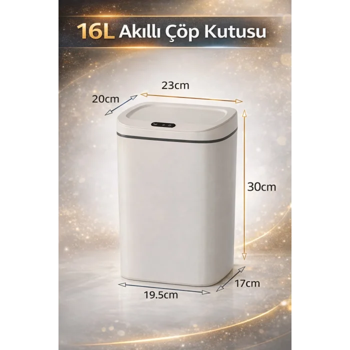 BUĞZ Sensörlü Çöp Kovası Otomatik Kapak Temassız