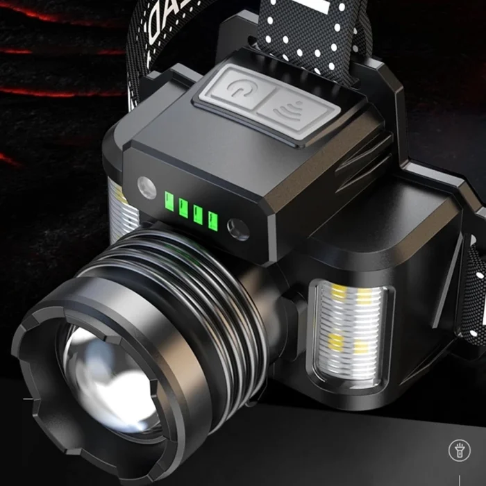 BUĞZ Sensörlü Cree Tg Led  Şarjlı Kafa Lambası  Wt-625