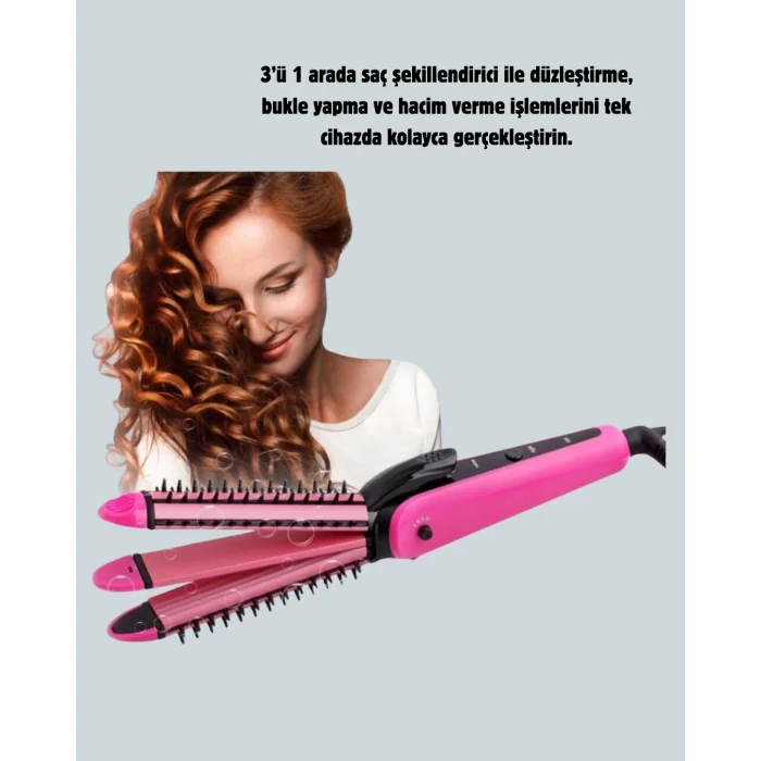  Seramik Kaplama Saç Şekillendirici | Dalga ve Düzleştirme
