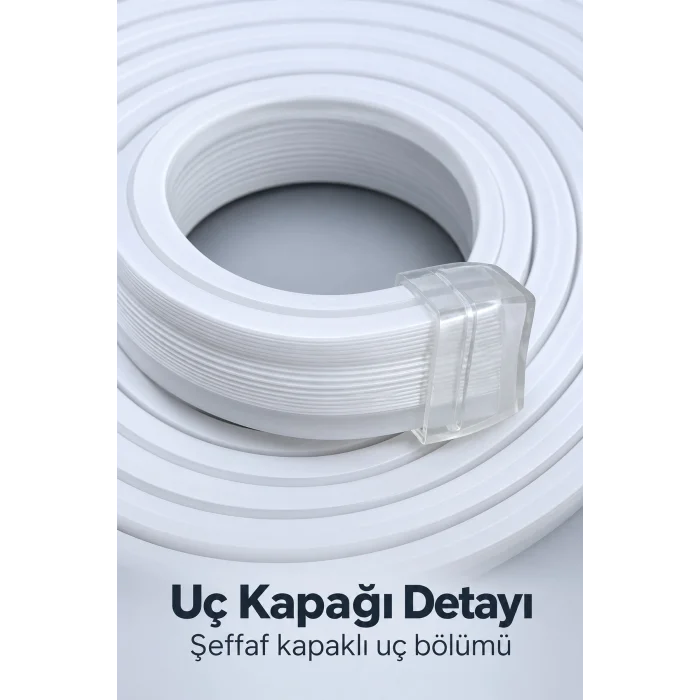 BUĞZ Şerit Aydınlatma 3 Metre Beyaz Gövdeli Kablolu Model - BUĞZ