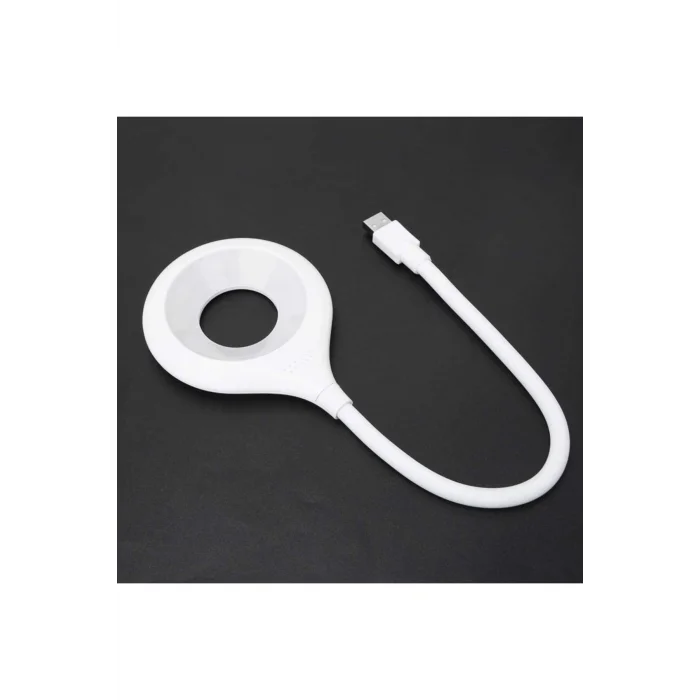 BUĞZ Sesli Komutlu Akıllı Taşınabilir USB LED Lamba Esnek Boyunlu Masa ve Klavye Aydınlatması