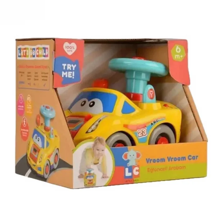 BUĞZ Sesli Müzikli ve Işıklı Çok Fonksiyonlu Eğlenceli Arabam