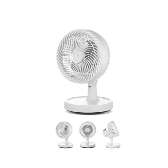 BUĞZ Sessiz Çalışan Mini Masaüstü Fan 2 Kademeli Otomatik Salınımlı