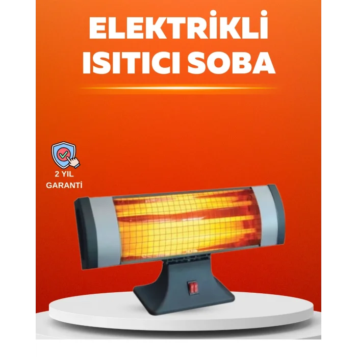 BUĞZ Sessiz Çalışan Quartz Tüp Infrared Isıtıcı 1800W