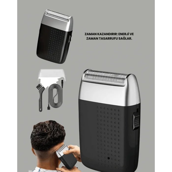 BUĞZ Sessiz, Güçlü ve Şık: Erkeklere Özel Şarjlı Tıraş Makinesi - Lisinya