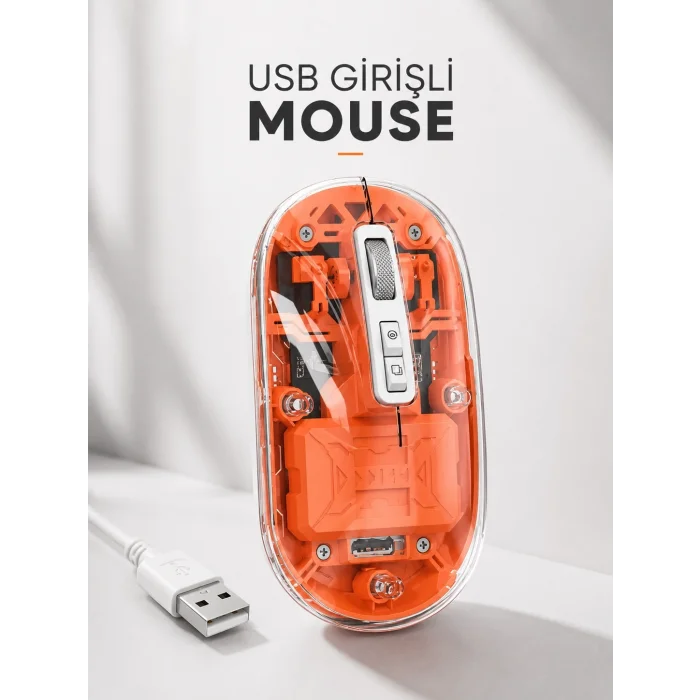 BUĞZ Sessiz Kablosuz USB Girişli Mouse Fare Yüksek Performanslı