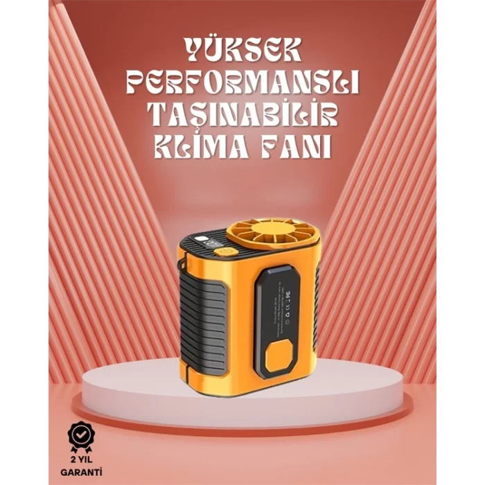  Sessiz Turbo Fan – Kamp, Spor, Ofis İçin Taşınabilir Mini Soğutucu