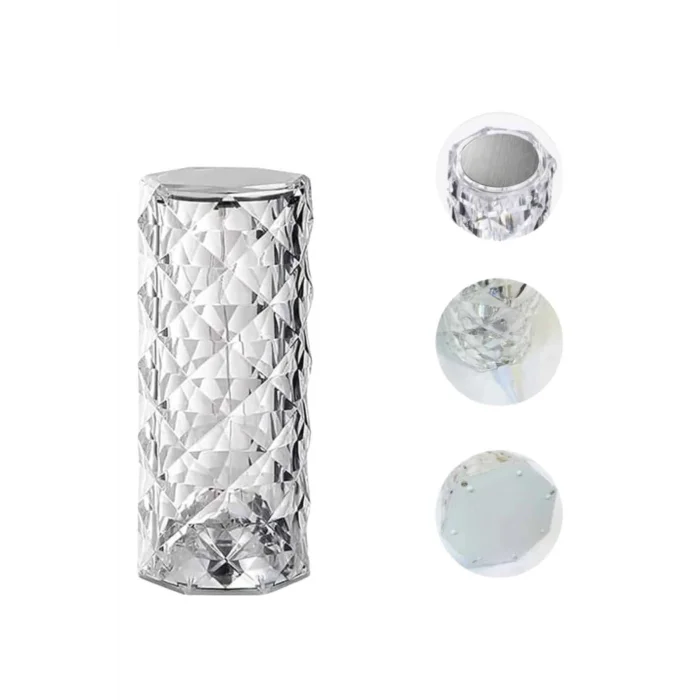 BUĞZ Sevgililer Gününe Özel Romantik Kristal Gece Lambası Sevgiliye Hediye - BUĞZ