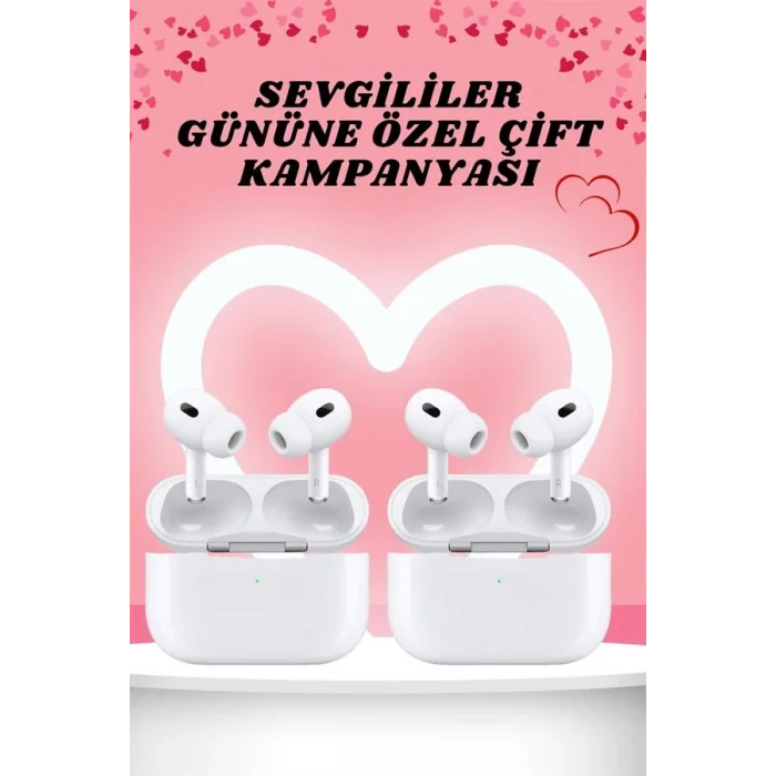 BUĞZ Sevgiliye Hediye Çift Kulaklığı Yeni Nesil Pro Kulaklık Sevgililer Gününe Özel Kampanya - BUĞZ