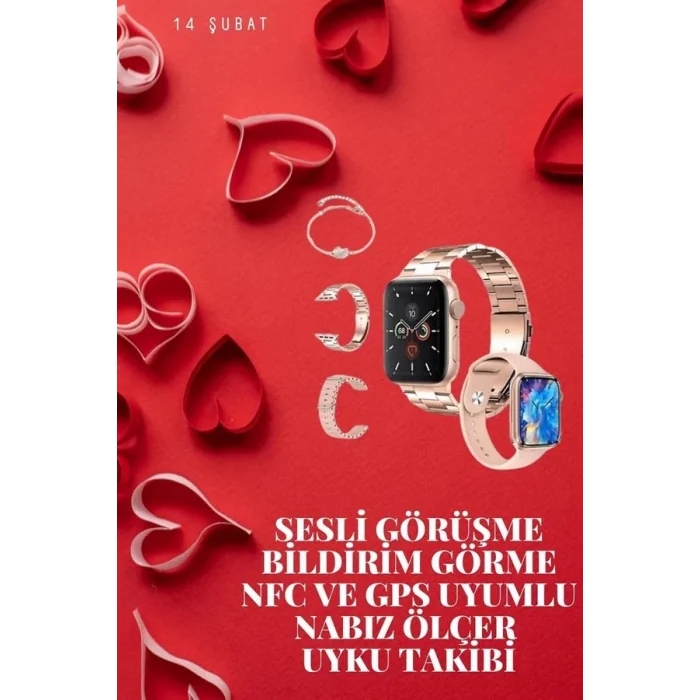  Sevgiliye Özel Yeni Nesil Akıllı Saat Çiftlere Özel Kampanya Çift Saatleri