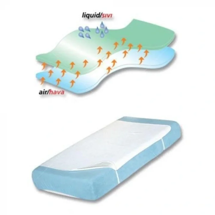 BUĞZ Sevi Bebe Yatak Koruyucu Çarşaf - Alez (70x100)