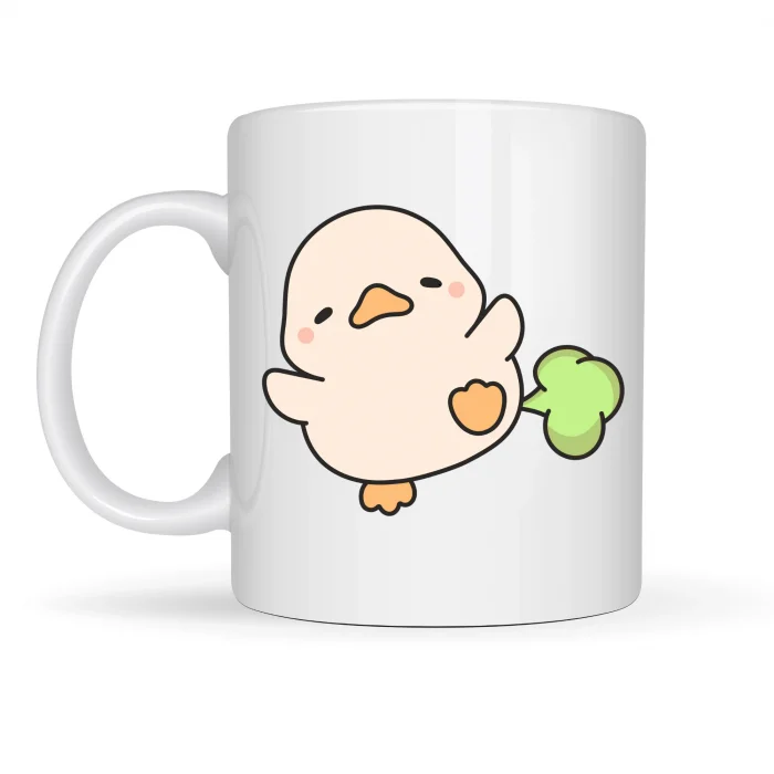 BUĞZ Sevimli Civciv Tasarımlı Porselen Kupa MODEL 90 – Eğlenceli, Tatlı ve Neşe Dolu Kahve Kupası