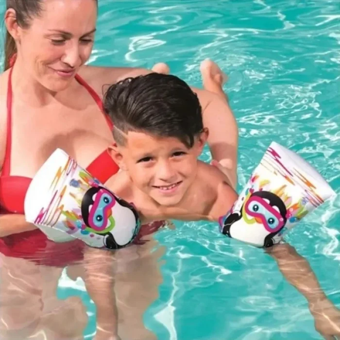 BUĞZ Sevimli Hayvan Desenli Büyük Çocuk Deniz Kolluğu (6-12 Yaş)